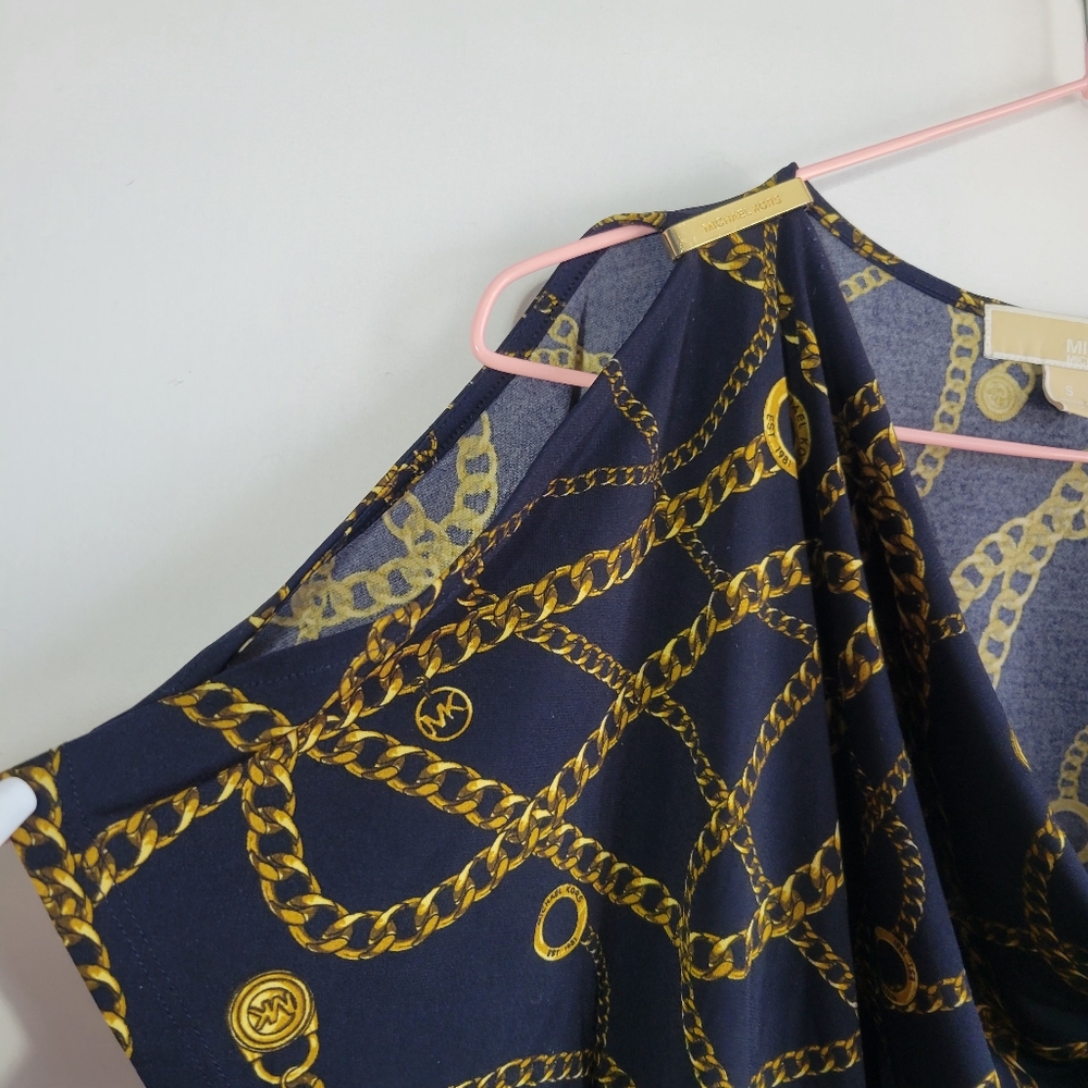 Michael Kors Cold Shoulder Blouse Top - Picture 2 of 4